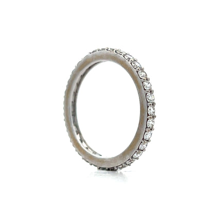 1.02 Diamond Eternity Wedding Band in 18k