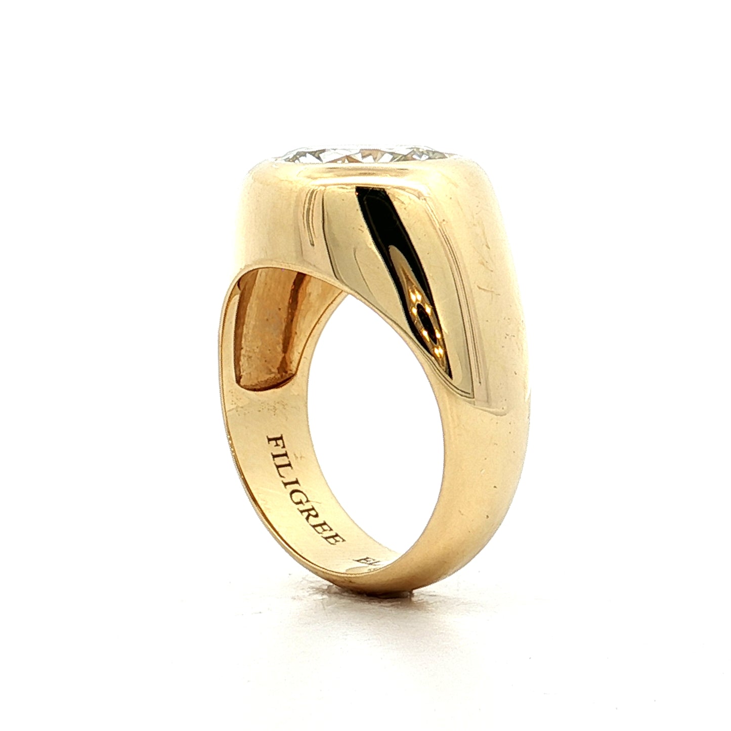 Filigree x Eleanor Leftwich 4 Carat Diamond Engagement Ring