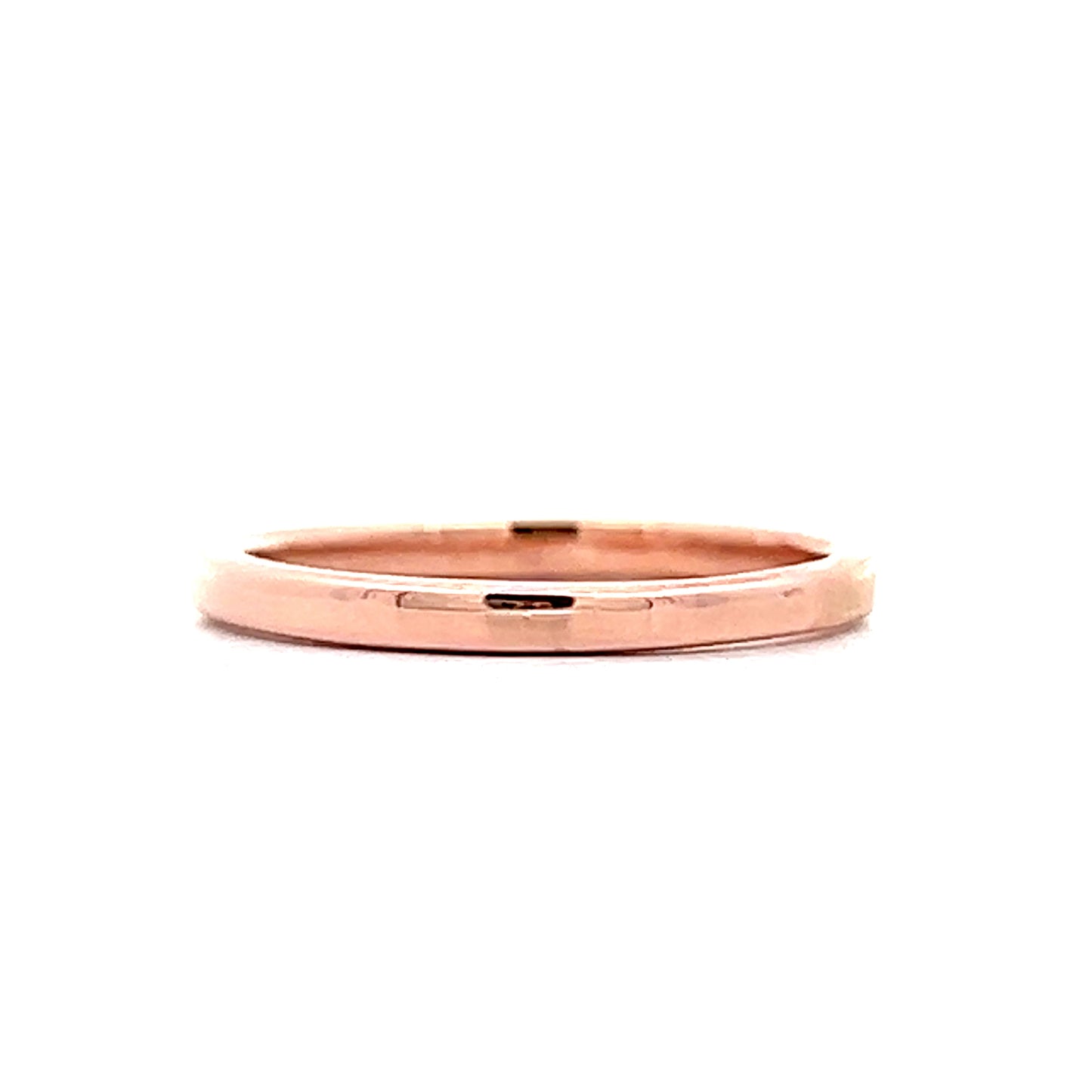 2mm Classic Wedding Band in 14k Rose Gold