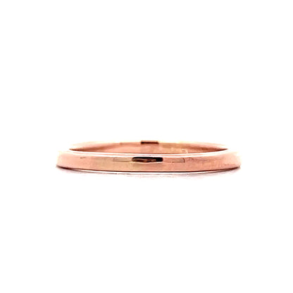 2mm Classic Wedding Band in 14k Rose Gold