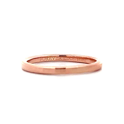 2mm Classic Wedding Band in 14k Rose Gold