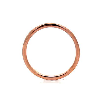 2mm Classic Wedding Band in 14k Rose Gold