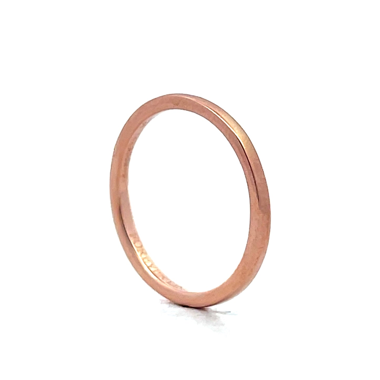 2mm Classic Wedding Band in 14k Rose Gold