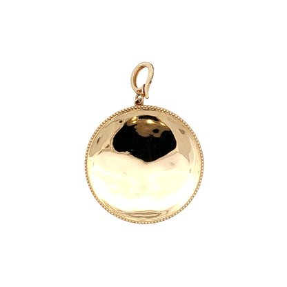 .30 Single Cut Diamond Pendant in 14k Yellow Gold