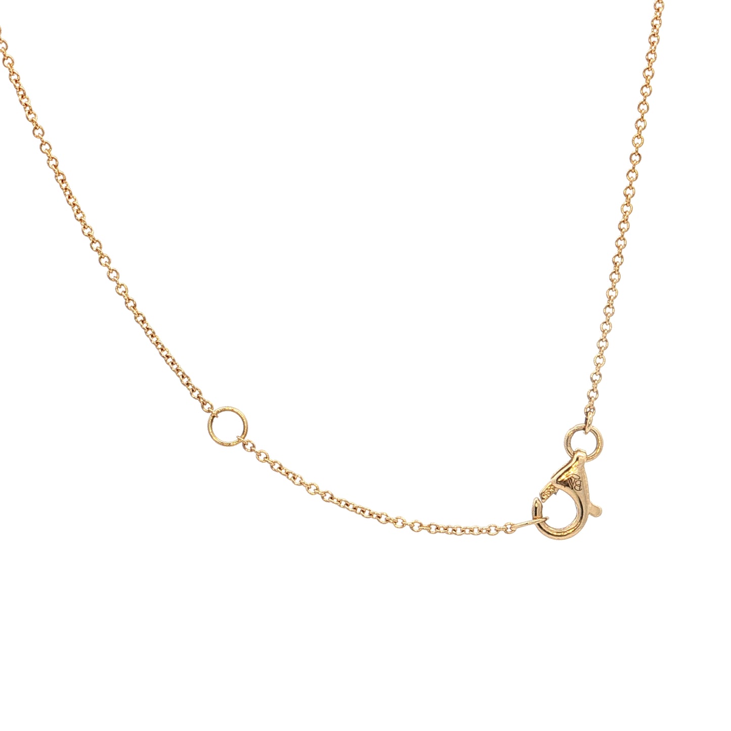 .46 Diamond Dangle Necklace in 14k Yellow Gold