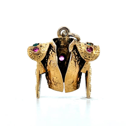 Vintage Mid-Century Matador Jacket Charm 14k