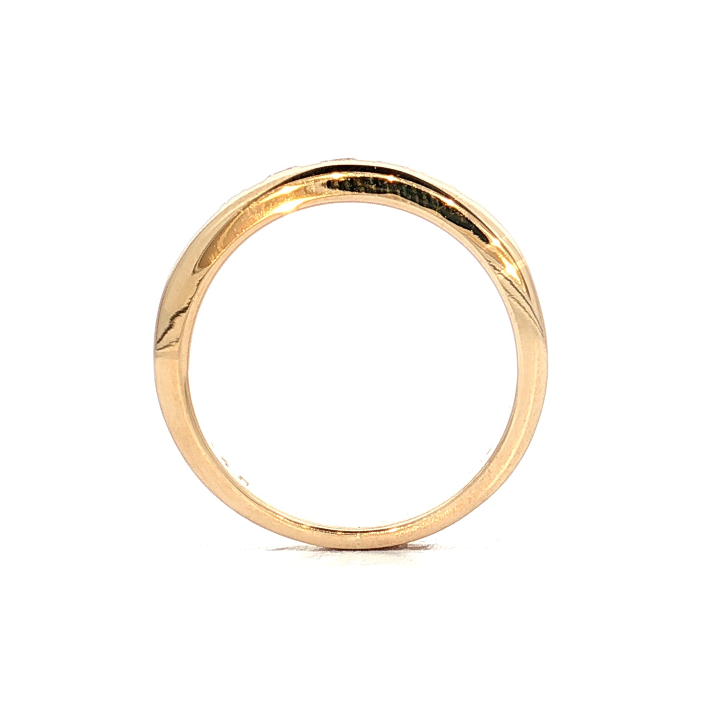 .46 Round Brilliant Diamond Wedding Band 14k