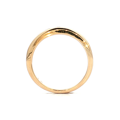 .46 Round Brilliant Diamond Wedding Band 14k