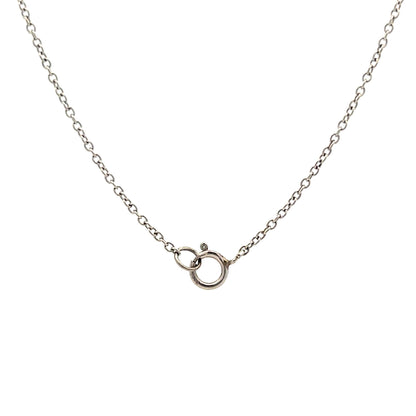 .72 Diamond Solitaire Necklace in Platinum