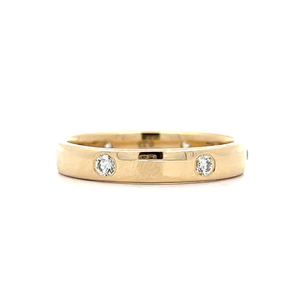 .23 Bezel Diamond Eternity Wedding Band in 14k