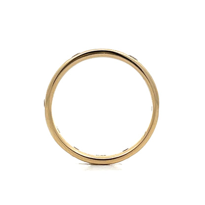 .23 Bezel Diamond Eternity Wedding Band in 14k