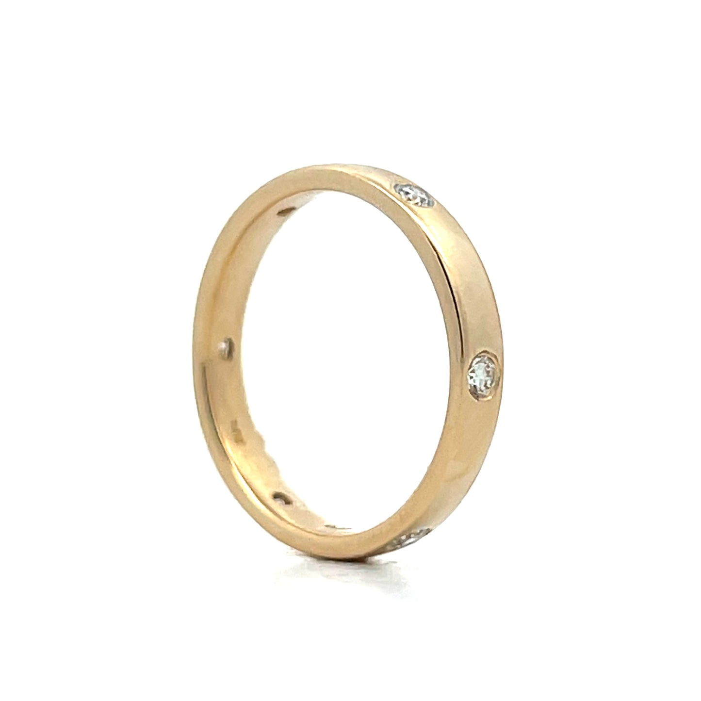 .23 Bezel Diamond Eternity Wedding Band in 14k