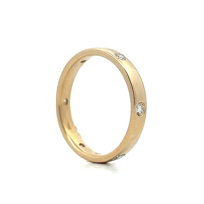 .23 Bezel Diamond Eternity Wedding Band in 14k