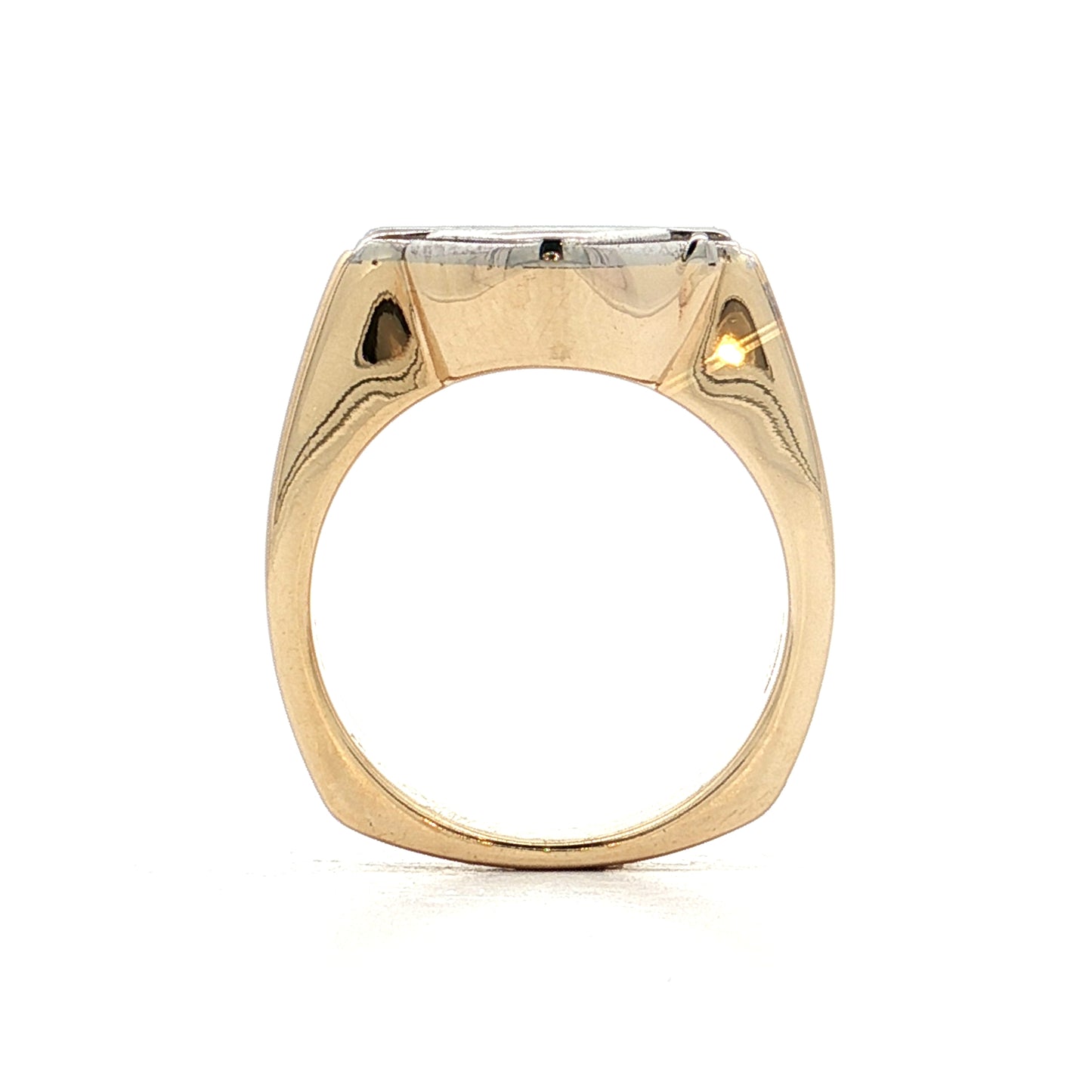 .24 Diamond Harley Davidson Ring 14k Yellow Gold