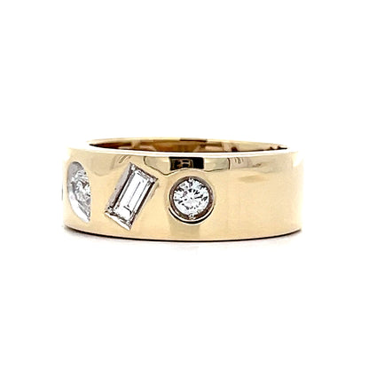 .57 Multi-Cut Diamond Cocktail Ring in 14k