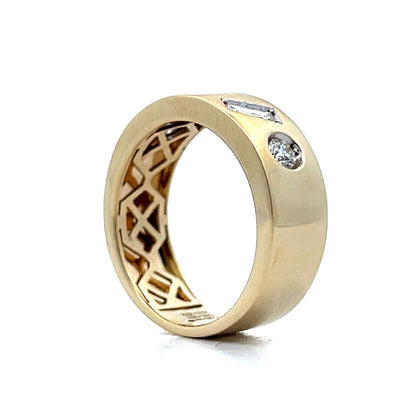 .57 Multi-Cut Diamond Cocktail Ring in 14k