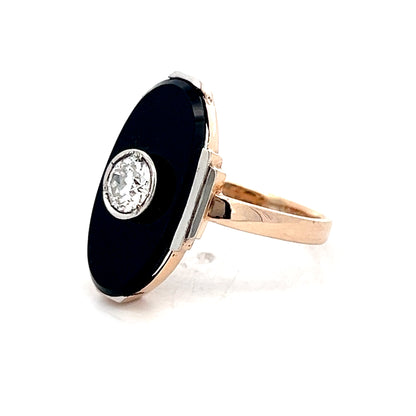 .50 Vintage Art Deco Diamond Cocktail Ring 14k