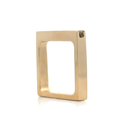 .74 Baguette Diamond Stacking Ring in 14k Yellow Gold