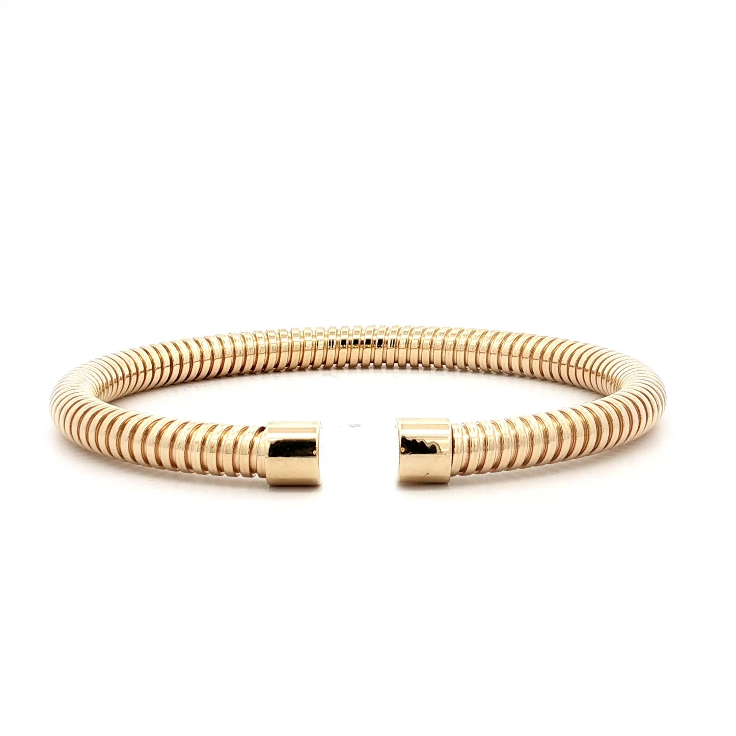 Flexibile Tubogas Bangle Bracelet in 14k Yellow Gold