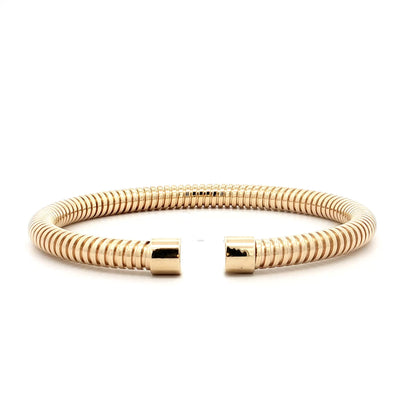 Flexibile Tubogas Bangle Bracelet in 14k Yellow Gold