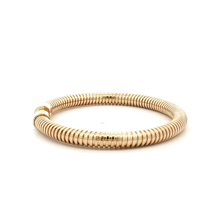 Flexibile Tubogas Bangle Bracelet in 14k Yellow Gold