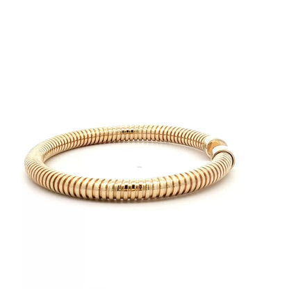 Flexibile Tubogas Bangle Bracelet in 14k Yellow Gold