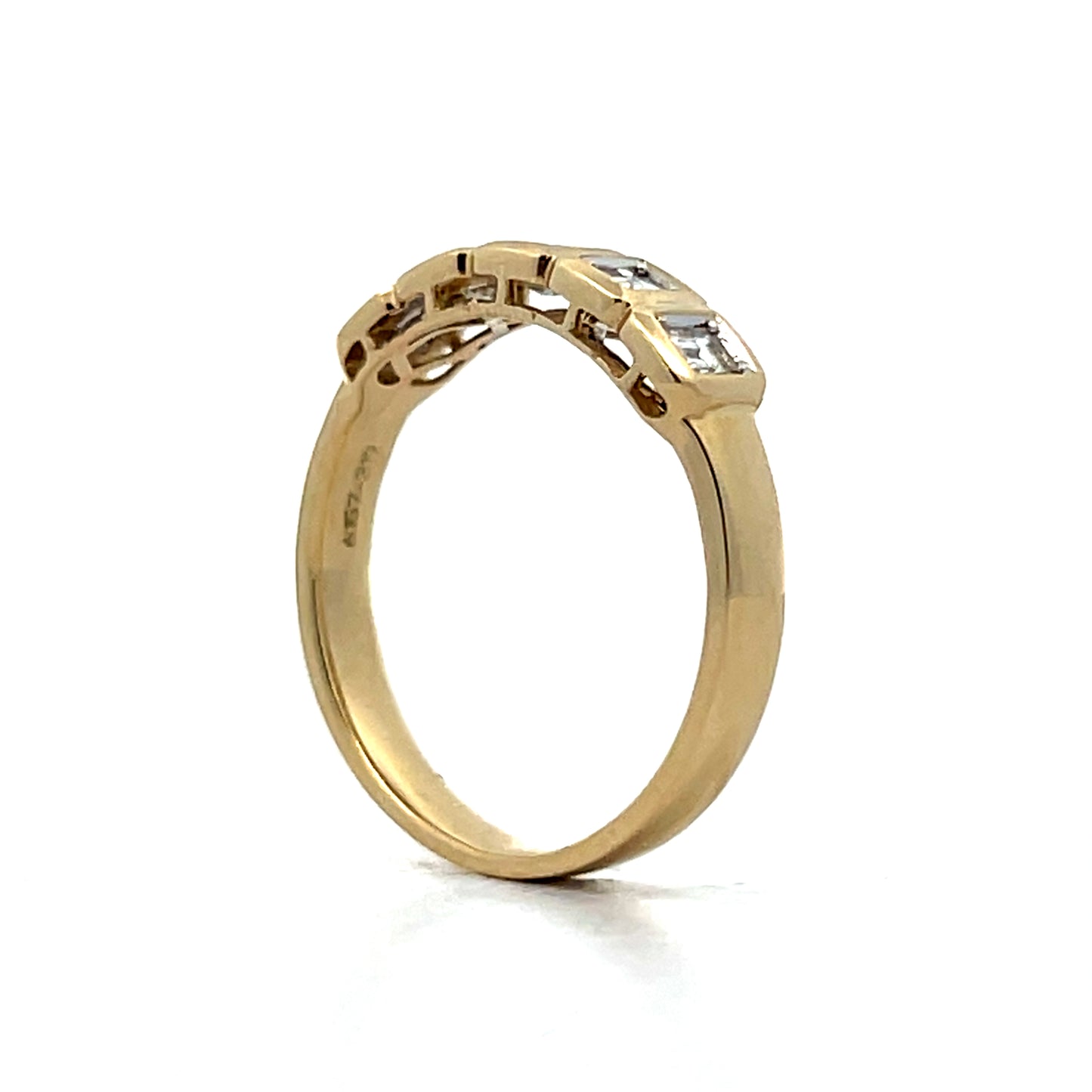 .53 Baguette Diamond Wedding Band in 14k