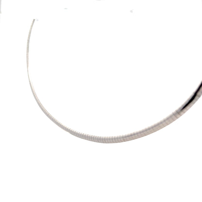 4 Inch Omega Chain Necklace in 14k