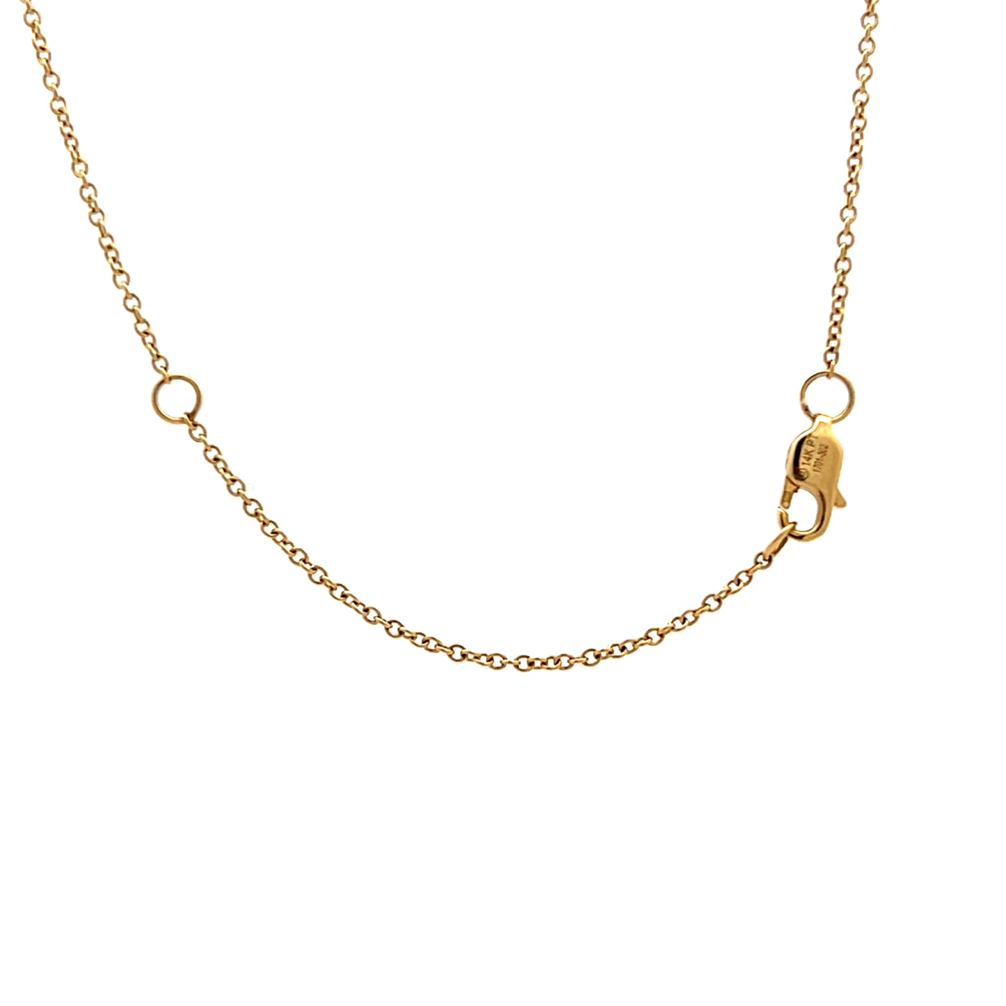 .28 Diamond Hexagon Pendant Necklace in 14k Yellow Gold
