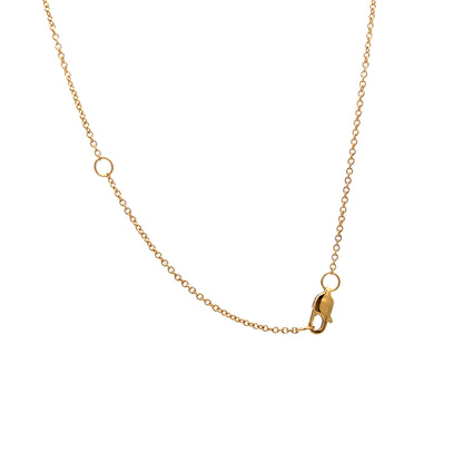 .16 Diamond Cross Pendant Necklace in 14k Yellow Gold