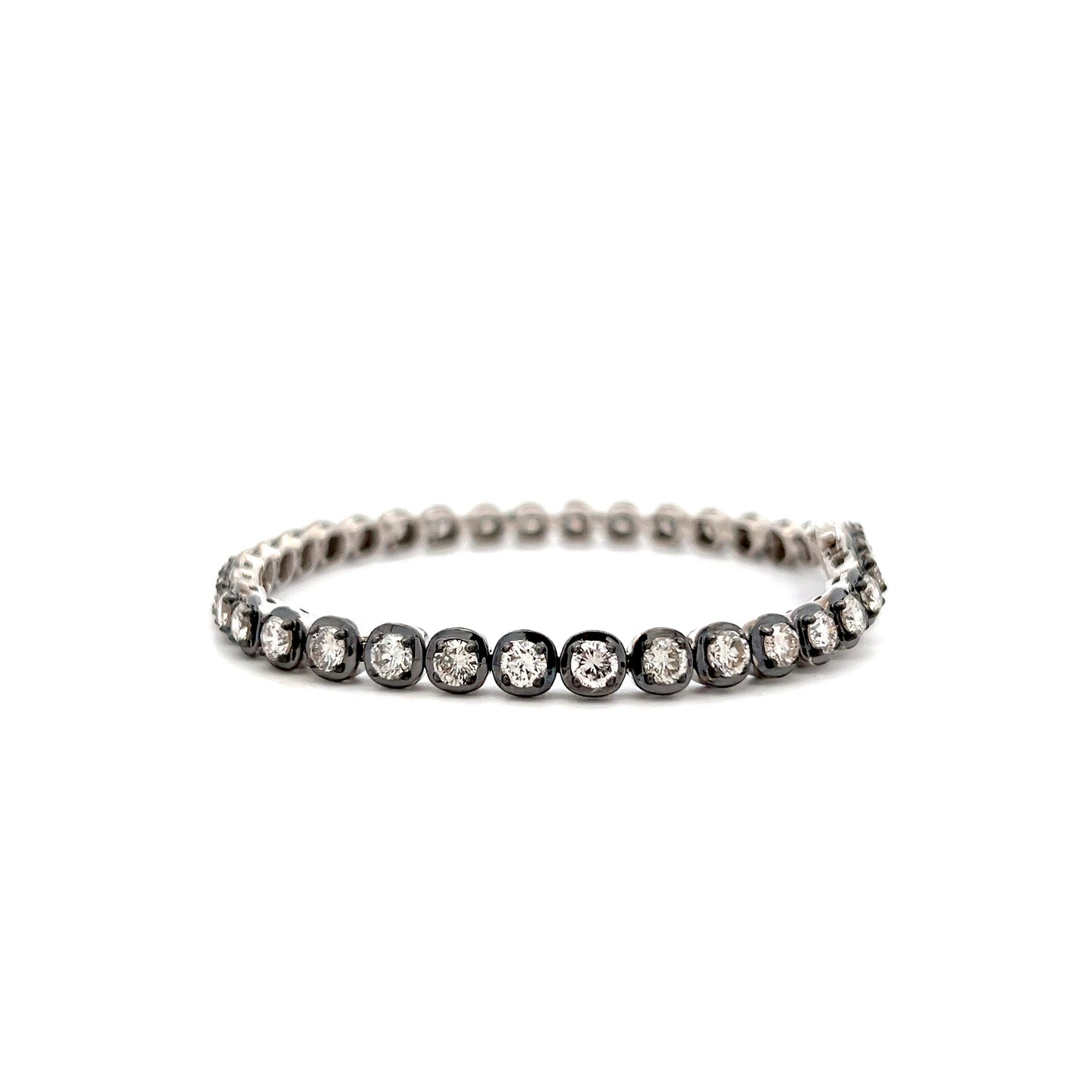 6.12 Diamond Tennis Bracelet in 14k White Gold