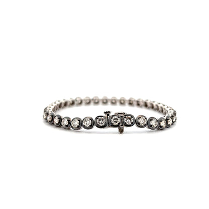 6.12 Diamond Tennis Bracelet in 14k White Gold