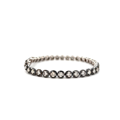 6.12 Diamond Tennis Bracelet in 14k White Gold