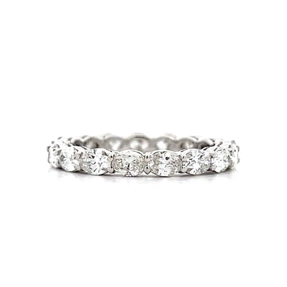 2.08 Oval Cut Diamond Eternity Band in 18k