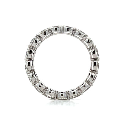2.08 Oval Cut Diamond Eternity Band in 18k