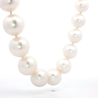 Vintage Mid-Century South Sea Pearl Necklace 18k