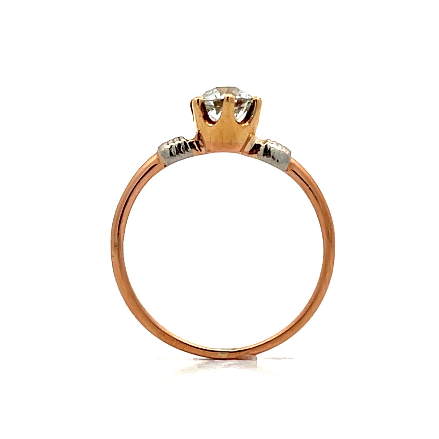 .50 Vintage Victorian Diamond Engagement Ring 14k