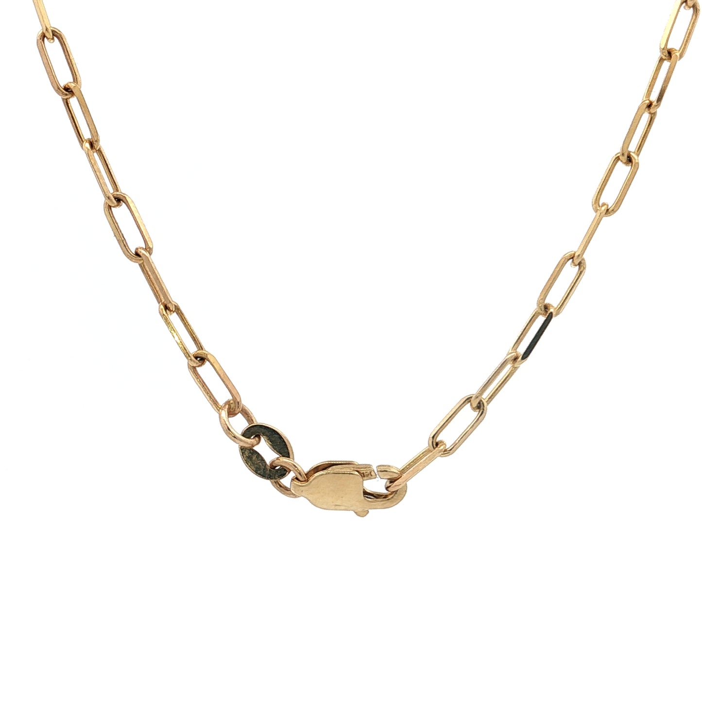 3.43 Cushion Emerald Pendant Necklace 14k Yellow Gold