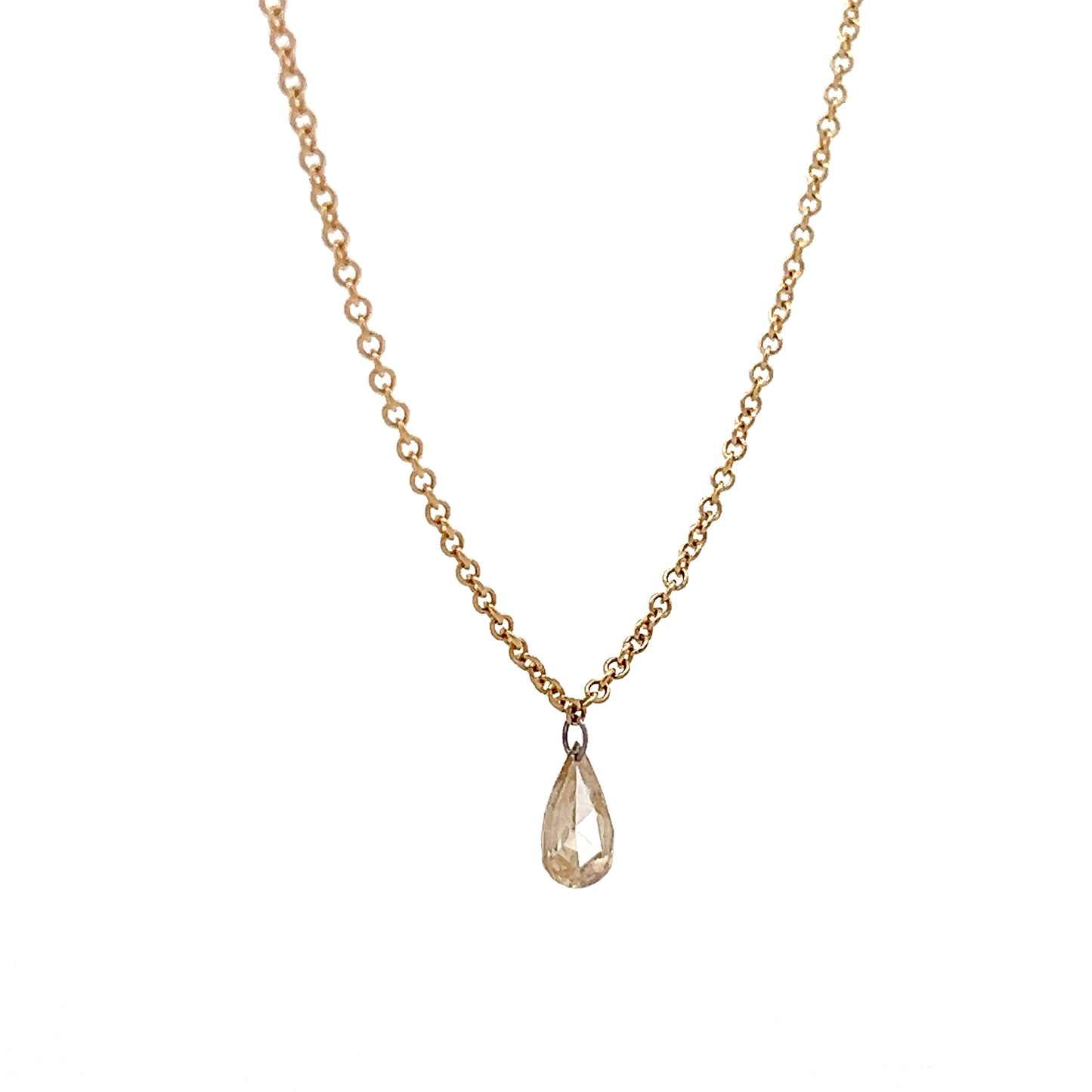 .51 Pear Cut Diamond Pendant Necklace in 18k