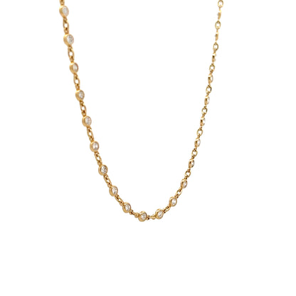 2.25 Diamonds by the Yard Necklace in 18k