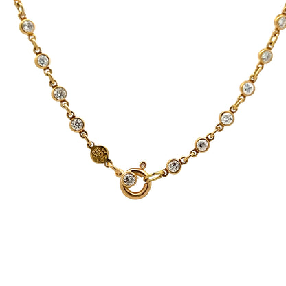 2.25 Diamonds by the Yard Necklace in 18k