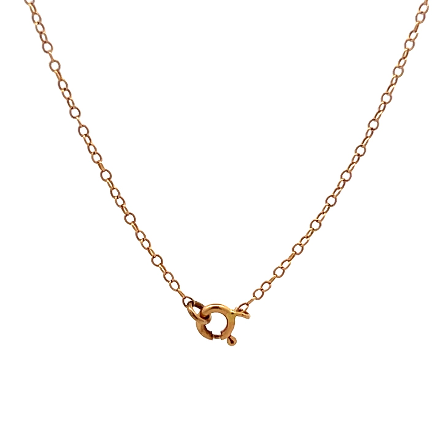 .25 Antique Art Nouveau Diamond Pendant Necklace 14k