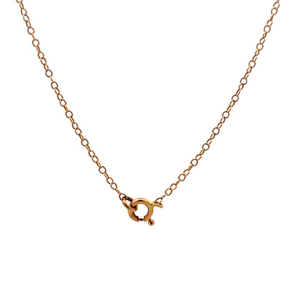 .25 Antique Art Nouveau Diamond Pendant Necklace 14k