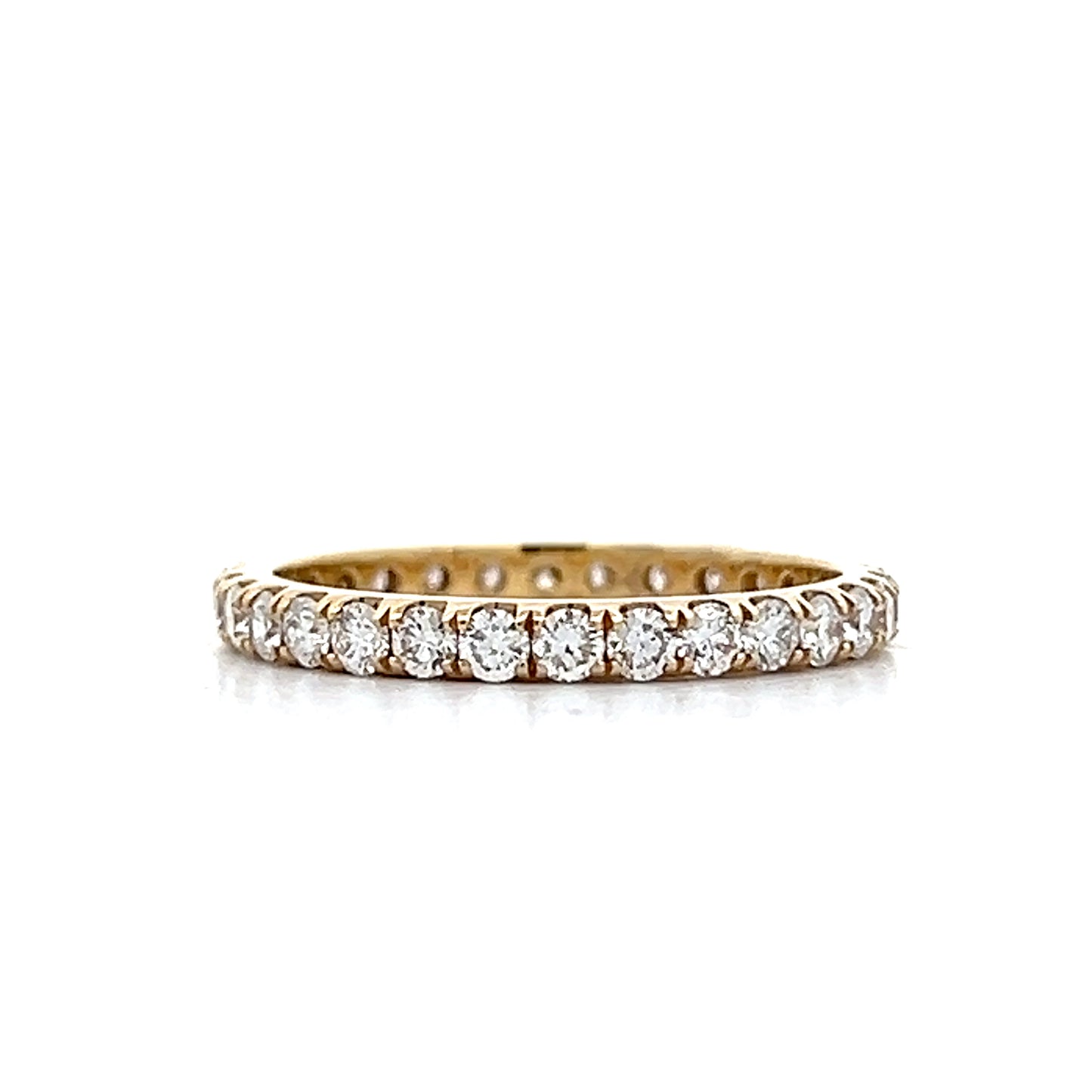 1 Carat Diamond Eternity Wedding Band in 14k