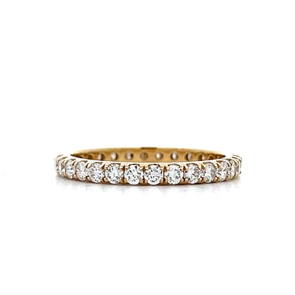 1 Carat Diamond Eternity Wedding Band in 14k