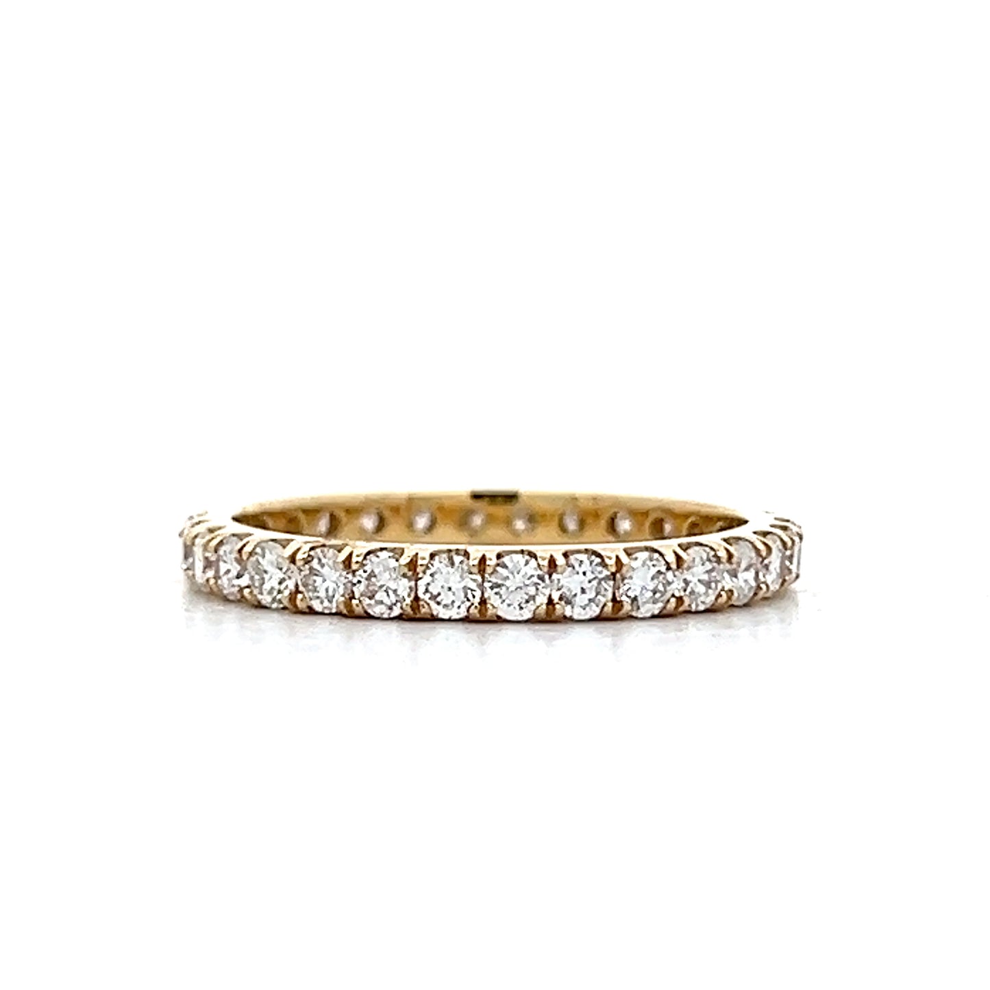 1 Carat Diamond Eternity Wedding Band in 14k