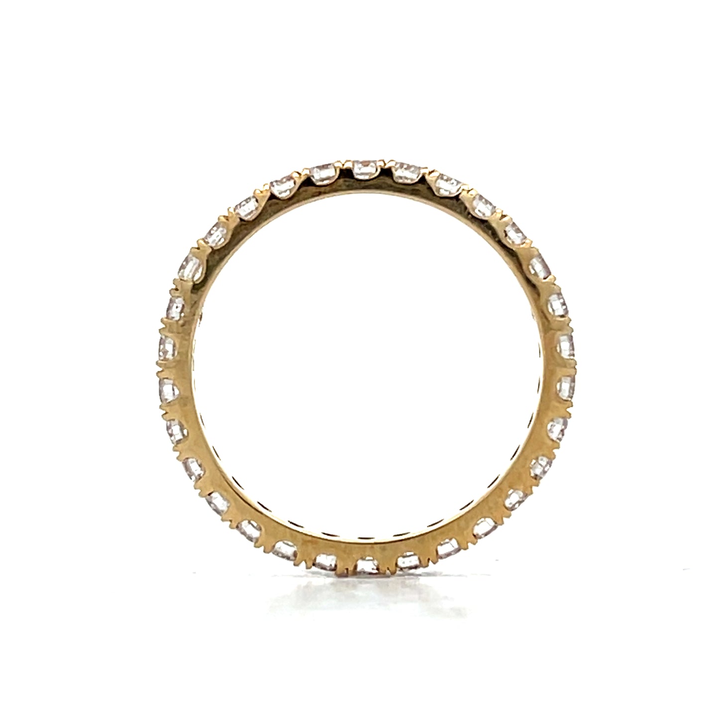 1 Carat Diamond Eternity Wedding Band in 14k