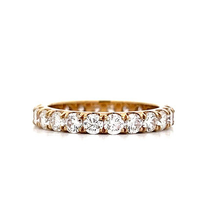 2.20 Diamond Eternity Wedding Band in 14k Yellow Gold