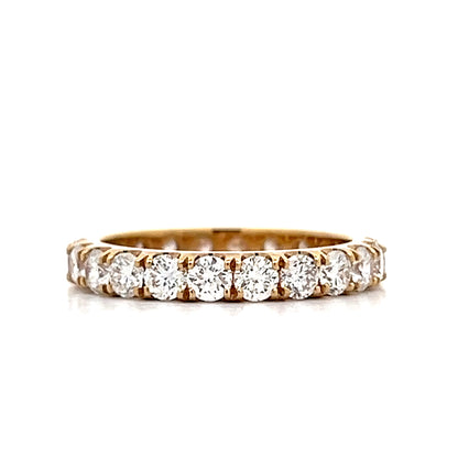 2.20 Diamond Eternity Wedding Band in 14k Yellow Gold