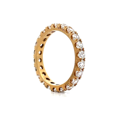 2.20 Diamond Eternity Wedding Band in 14k Yellow Gold